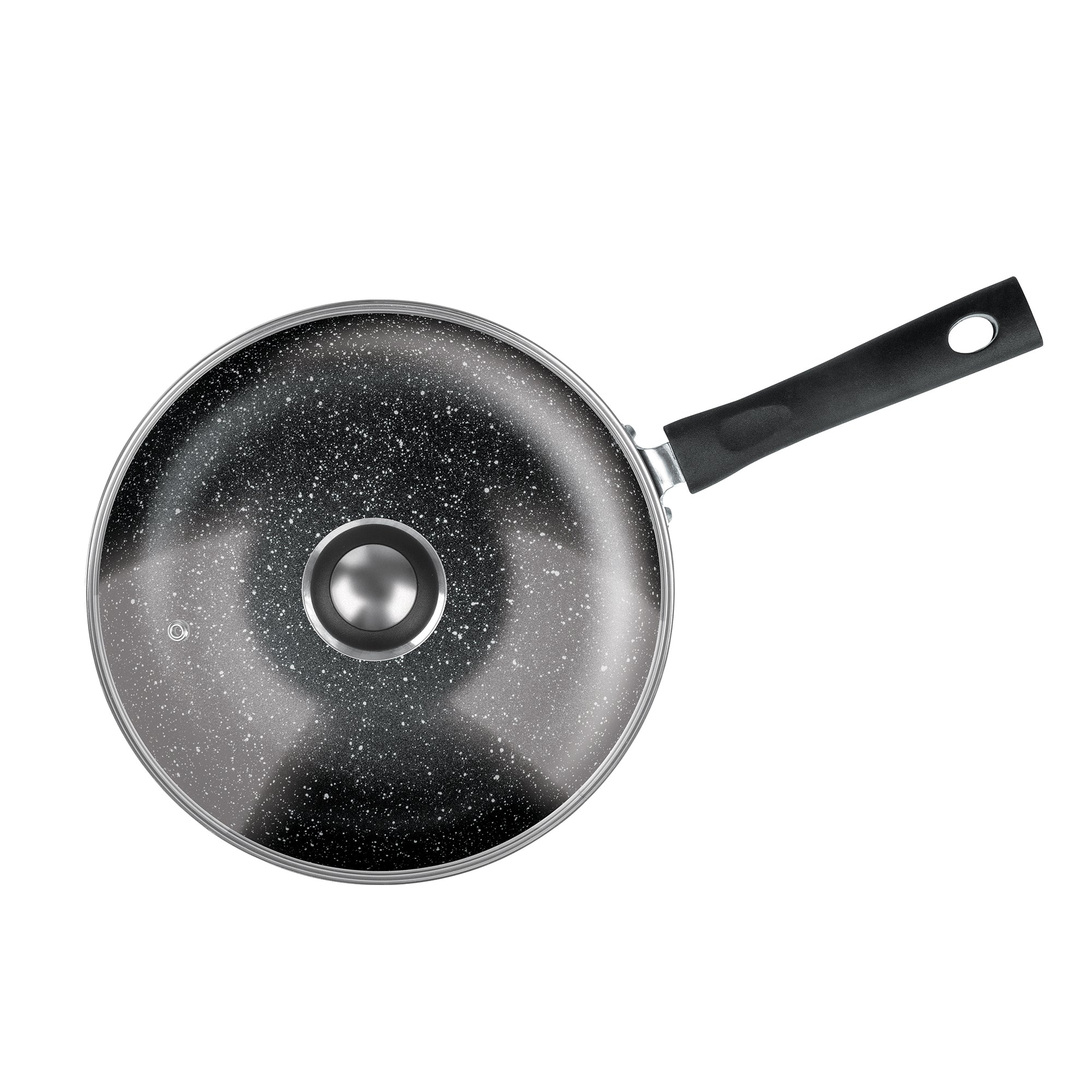 Royel Omega Non-Stick Fry Pan 260MM With Glass Lid Induction Base - Pringle Appliances