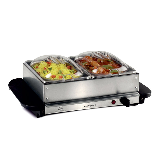 Food Warmer 1802| Buffet Server with 2*1.5L Container| - Pringle Appliances