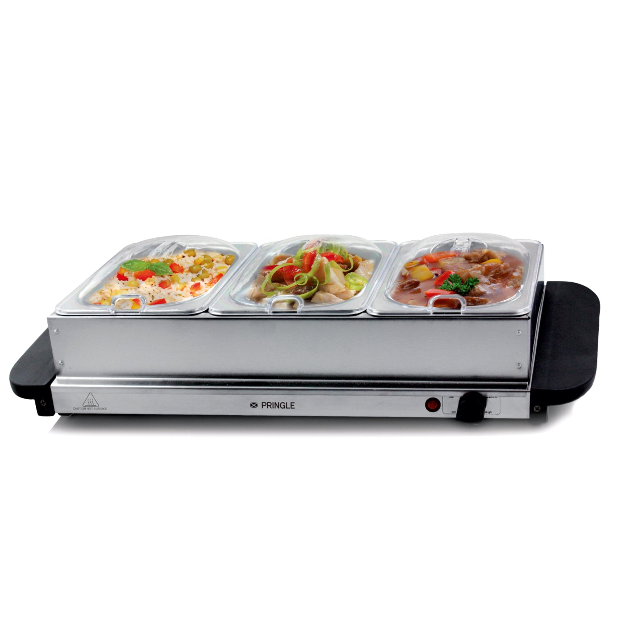 Food Warmer 1803| Buffet Server with 3*1.5L Container| - Pringle Appliances