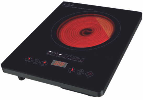 Induction Cooker IR - 03 Infrared / Metal body Crystal glass 12 Months Warranty - Pringle Appliances