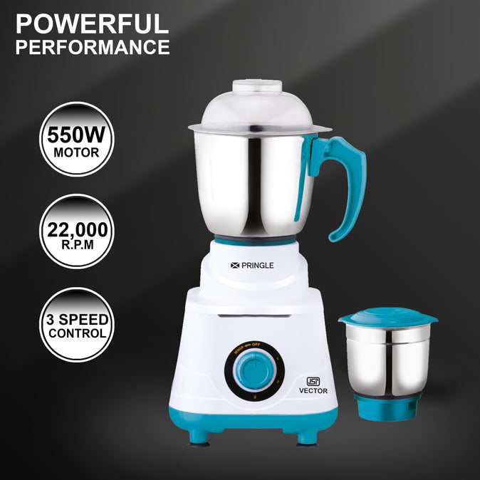 Mixer Grinder With 2 Jars 550W Vector - Pringle Appliances