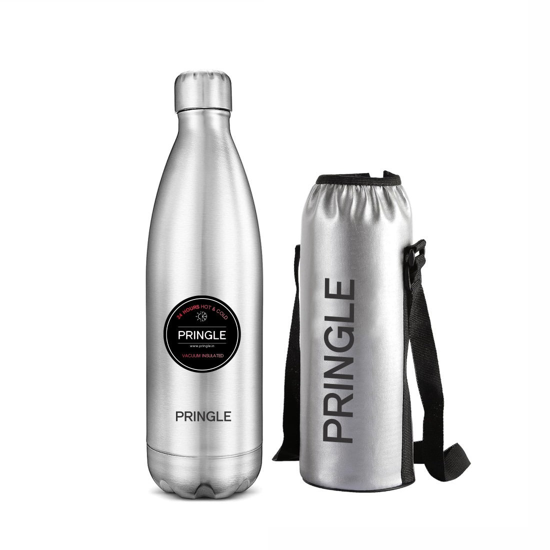 Pringle Lagoon Stainless Steel Hot and Cold Vacuum Insulated Flask, 1500ml, Steel, | Lightweight & Keeps Drinks Hot/Cold for 24+ Hours - Pringle Appliances