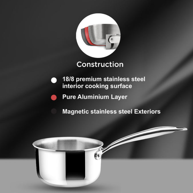 TRIPLY SAUCE PAN 18 DLX - Pringle Appliances
